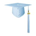 thumbnail image 1 of Chapeau de Collation des Grades Unisexe Décoratif en Polyester pour Adulte, Casquette à Pompon de Collation des Grades pour Bachelier, 1 of 8
