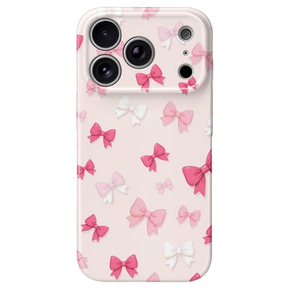 SKLYDDI Aesthetic Pink Bows Case for iPhone 17 - 71