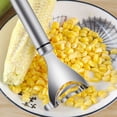 thumbnail image 4 of Peeler Kitchen Gadget for Efficient Corn Stripping and Slicing – Stainless Steel 430 Durable Peeler Tool for Home Kitchen Use, 4 of 7
