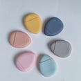 thumbnail image 4 of Baohd Poudre pour le Visage pour Femme Fond de Teint Houppette Réutilisable Maquillage Sec Humide Cache-Cernes Éponge Cosmétiques Universel Ménage Professionnel Brun Clair, 4 of 6