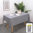 thumbnail image 1 of EGNMCR Disposable Tablecloths Solid Color Party No Wash Tablecloths Padded Table For Parties Picnics And Events 54x108 Inches Disposable tablecloths, 1 of 6