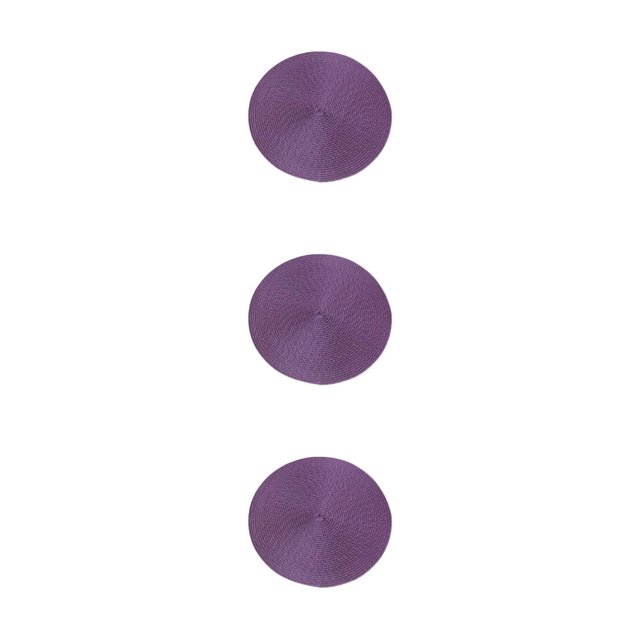 Maytalsory Sturdy And Durable Table Mats For Everyday Wide Application Place Mats purple 3Set