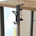 thumbnail image 5 of Metal Desk Holder Hanger Desk Cable Management Undertable Storage For Headphones Bags Keys, 5 of 5