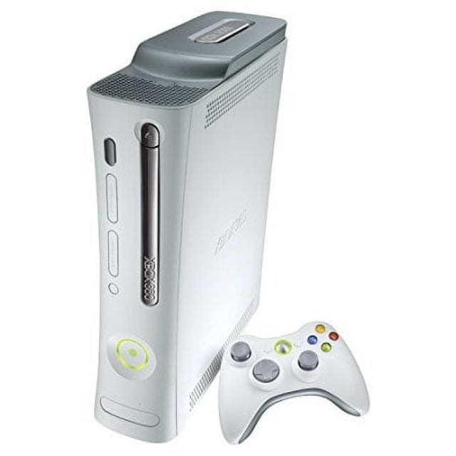 Console Microsoft Xbox 360 20 Go Pro blanche - Système utilisé