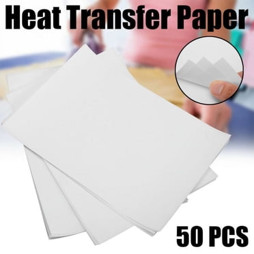 MYG 50 Pcs Kit de Papier Transfert Thermique à Repasser A4 pour Impression Jet d'Encre de T-shirt Léger