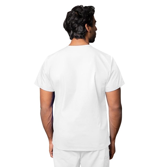 Adar Universal Unisex Scrubs - V Neck Tunic Scrub Top