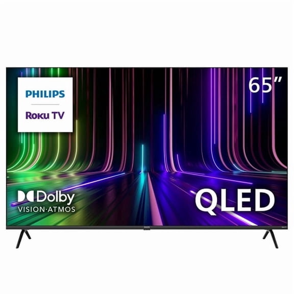 Philips 65 Pouces Série 7900 4K QLED Ultra HD Roku Télé Intelligente (65PUL7975/F6) - Boîte Ouverte