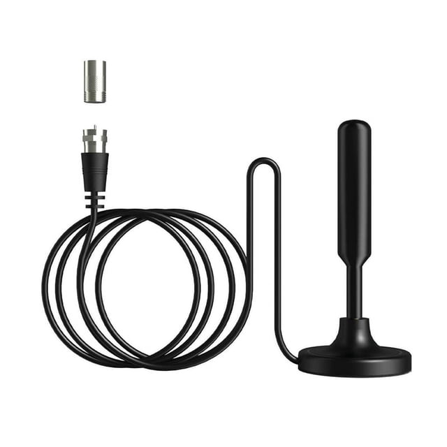 Antenne TV HDTV-T Antenne TV Numérique Gain Élevé pour Télévision Intelligente Intérieure Extérieure Réception de Signal A