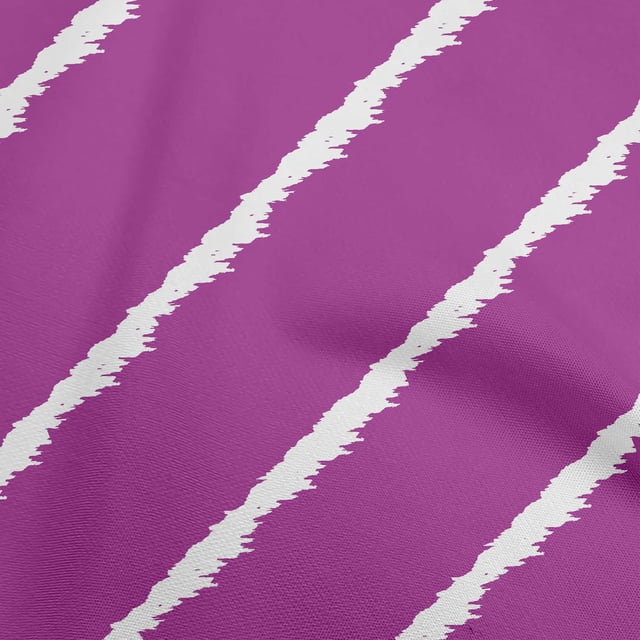 oneOone Polyester Spandex Purple Fabric Stripe Sewing Craft Projects Fabric Prints By Yard 56 Inch Wide