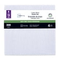 thumbnail image 3 of Mainstays 4-Piece 300 Thread Count Grey Stripe- CVC Cotton Blend Bed Sheet Set, King(Adult), 3 of 6