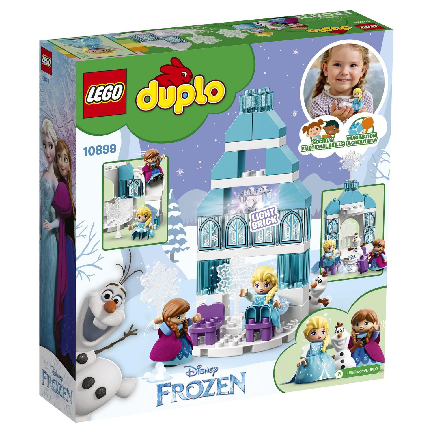 LEGO DUPLO Disney Frozen Ice Castle 10899 Toy Building Kit (59 Piece)