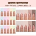 thumbnail image 3 of 150PCS French Nail Tips Pre-applied Tip Primer Base Coat Break- Soft Press on Nails for Art DIY No Needed Salon-like Extensions, 3 of 8