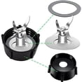thumbnail image 3 of Ice Blade for Blender, Square Top Glass Jar Blender Accessory Set Food-Grade Stainless Steel, Upgrade Your Blending Experience for Pots, Plastic, Glass, Stainless Steel Containers, 3 of 5