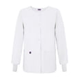 thumbnail image 1 of Sivvan Womens Scrub Warm-Up Jacket/Front Snaps - Round Neck, 1 of 7