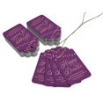 thumbnail image 3 of Inkdotpot Rose Gold Foil Paper Hang Tags Happy Diwali Favor Tags 50 Pack, 3 of 6