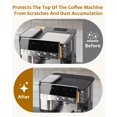 thumbnail image 4 of Top Mat for Ninja Luxe Espresso Coffee Machine ES601 – Protects Top Surface – Food-Grade Silicone - Grinder Access Unblocked - Anti-Slip, Waterproof, Heat-Resistant - Accessories for Ninja Luxe Cafe, 4 of 5