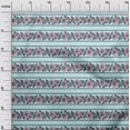 thumbnail image 2 of oneOone Cotton Flex Fabric Leaves & Floral Block Printed Craft Fabric BTY 40 Inch Wide, 2 of 4