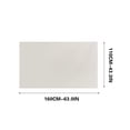 thumbnail image 1 of PRETXORVE Sheepskin Tablecloth White Restaurant Coffee Proof No Wash, 1 of 9