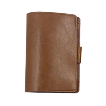 jinwen Golf Scorecard Holder Gift Golf Score Cards Holder for Training Gifts Golfer Brown