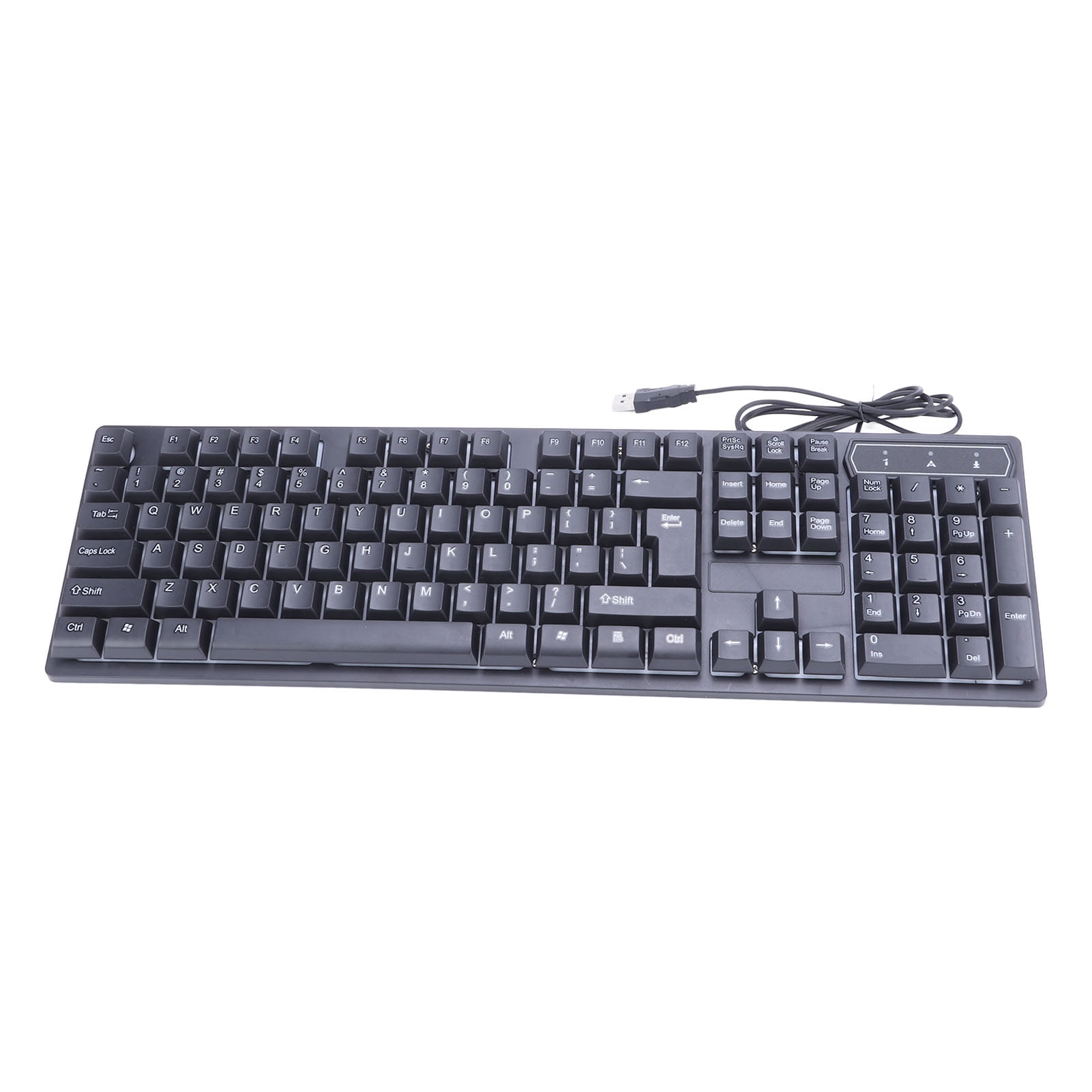 Gaming Keyboard, 104keys Stable Mechanical Keyboard  For Desktop PC