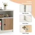 thumbnail image 4 of Gymax 2 Pcs Tables de Nuit Tables d'Appoint Bout de Canapé avec Tablette de Rangement pour Chambre Salon, 4 of 10