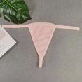 thumbnail image 1 of XZNGL Women Sexy Transparent Underwear Sling Solid Color Shortened Underwear Set, 1 of 1