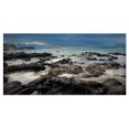thumbnail image 2 of Rocky Bord de Mer avec Ciel Bleu sur - Grande Impression sur Toile, 2 of 3