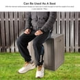 thumbnail image 2 of Coffre de Terrasse Extérieur de 31 Gal, Bac de Rangement pour Patio avec Couvercle Verrouillable et Poignées Latérales pour Patio, Piscine, Jardin (118 L), 2 of 8