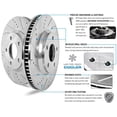 thumbnail image 4 of Power Stop AR83088XPR Paire de Rotors Arrière à Évolution Percés et Rainurés, 4 of 4