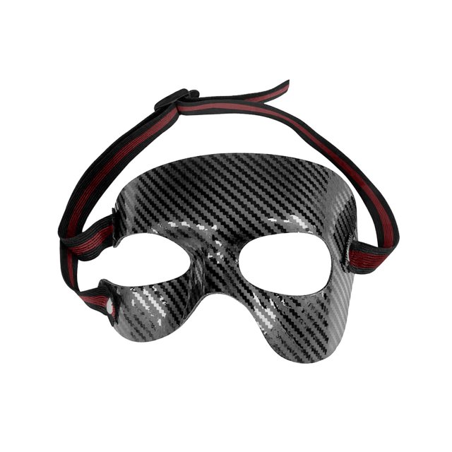 jinwen Garde de Basketball avec Sangle Réglable, Protecteur de Visage Football Athlétique Nez 17X11CM