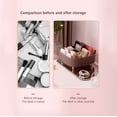 thumbnail image 3 of RKSTN storage box Makeup Organizer, Compact Desktop Skincares Display Case, 4 Spaces Eyeshadow Pallet Cosmetics Storage For Bathroom Countertop And Bedroom Vanity Dresser, 3 of 5