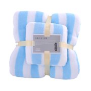 Rbaofujie Coral Velvet Absorbent Bath Towels for Adults Face Towel Bath Towel Set Soft Comfortable Bathroom Towel Set Highly Absorbent Soft Bathroom Towels Set