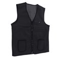 thumbnail image 4 of Heated Vest, Electric Heated Vest 3 Adjustable Temperature Diving Fabric V Neck  For Home For Outdoor Riding L, 4 of 8