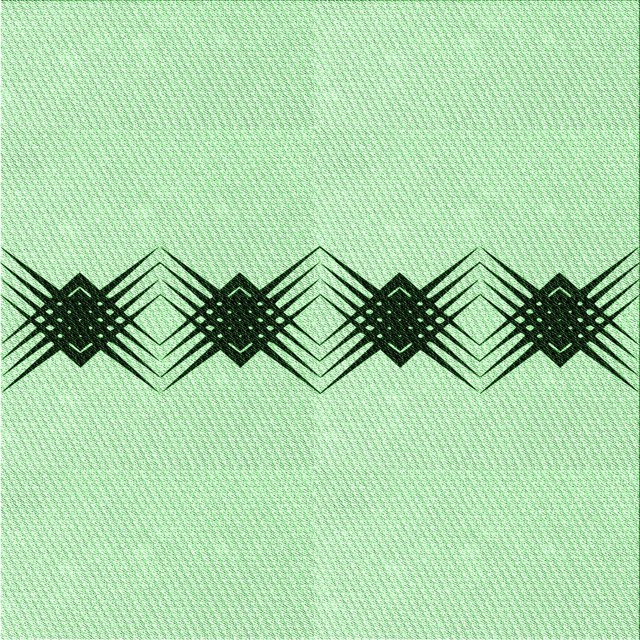 Ahgly Company Tapis d'Intérieur Lavable en Machine Carré Vert Menthe, 4 Pieds Carré