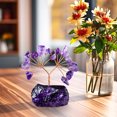thumbnail image 1 of EGNMCR Room Decor, Home Decor Natural Colorful Crystal Stone Crushed Stone Wealth Tree Handwoven Amethyst Base Money Tree Home Decoration Crystal Money Treese, 1 of 6