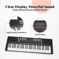 thumbnail image 4 of StarQuest 61 Key Portable Electronic Keyboard Piano Kit – Digital Piano for Beginners and Experienced Musicians, With Stand, Bench, Headphones, & Microphone, 4 of 11