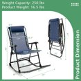 thumbnail image 3 of Costway Chaise Berçante Pliante à Gravité Zéro pour Porche/patio Extérieur avec Appuie-Tête, 3 of 7