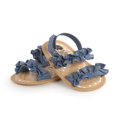 thumbnail image 2 of Baby Girls Summer Sandals Anti-Slip Soft Sole Ruffle Flat Shoes, 2 of 5