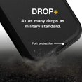 thumbnail image 4 of Entronix Heavy Duty Case Designed for iPhone 13 Mini, Shockproof Triple Layer Rugged Case, Black, 4 of 9