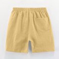 thumbnail image 3 of RXIRUCGD 2025 Summer Clothes for Kids 2PC Children's Summer Solid Casual Sports Shorts With Drawstring For Kids, 3 of 6
