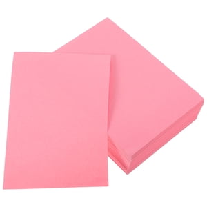 Tineasur 500 Pcs Print Paper Copy Paper Sheets Pink Paper For Stationery Store Usage