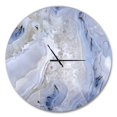 thumbnail image 1 of Designart Fond de pierre d'agate horloge murale, 1 of 4