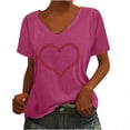 thumbnail image 1 of Birdeem T-Shirt Sans Manches à Col en V pour Femmes, Mode Décontractée, Imprimé, Chandail, 1 of 5