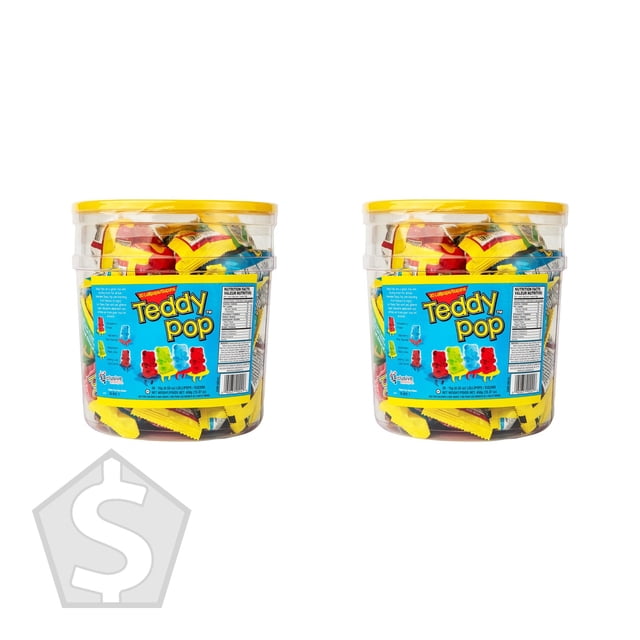 Teddy Pop Lollipops, Pack of 30 - Pack of 2