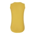 thumbnail image 4 of AherBiu Womens Tank Tops V Neck Basic Solid Color Tops Flowy Loose Fitted Summer Sleeveless Camis Shirts, 4 of 7