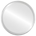 thumbnail image 1 of Miroir Rond Encadré Singapore - Feuille d'Argent Brun - 19 Pouces x 19 Pouces, 1 of 7
