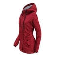 thumbnail image 2 of BESTSPR Bouffant pour les Femmes Veste d'Hiver Laine d'Agneau Veste de Coton Femmes, 2 of 6