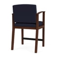 thumbnail image 3 of Pemberly Row Fauteuil de Réception Moderne en Noyer/maison Ouverte Bleu Marine, 3 of 3