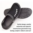 thumbnail image 2 of Roxoni Mens Rubber Sport Clogs with Breathable Mesh Upper Black 13, 2 of 4
