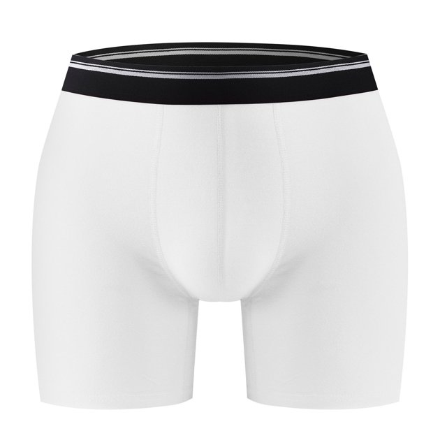 Mens Fallow Ventilate Cotton Underwear Solid Color Open Boxers